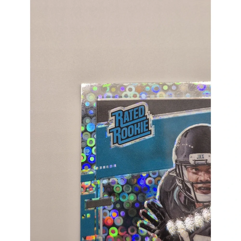 2020 Donruss Optic Rated Rookie Collin Johnson #197 Silver Circle Prizm /125 RC